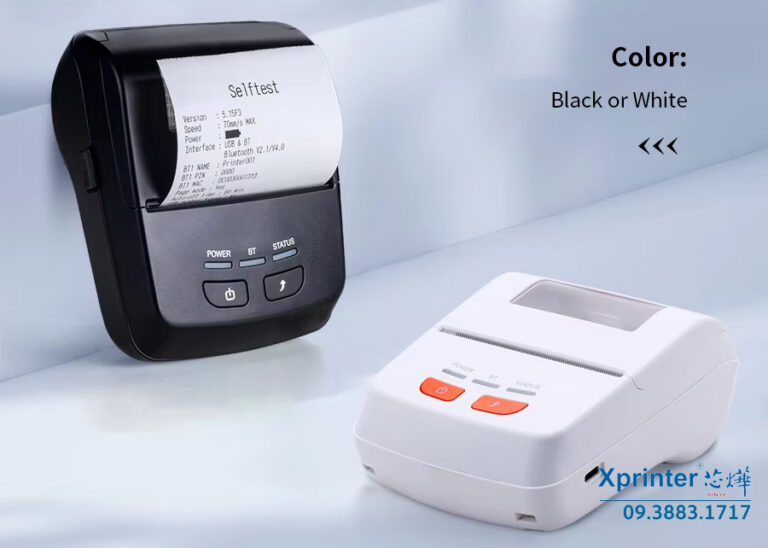 Xprinter XP-P801A: Máy In Nhiệt Di Động, Kết Nối Đa Nền Tảng