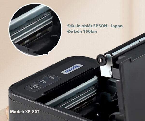 XP-80T: Máy In Nhiệt 200mm/s, Hỗ Trợ GB18030, Tiết Kiệm Không Gian, Đa Dạng Ứng Dụng
