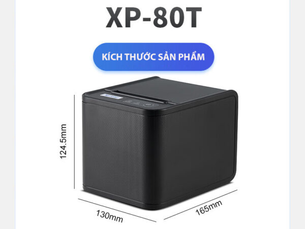 XP-80T: Máy In Nhiệt 200mm/s, Hỗ Trợ GB18030, Tiết Kiệm Không Gian, Đa Dạng Ứng Dụng
