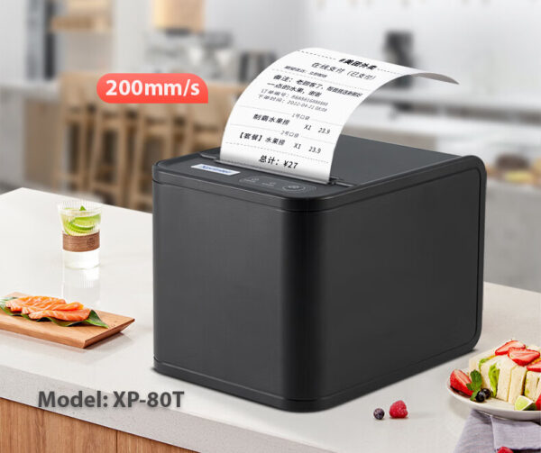 XP-80T: Máy In Nhiệt 200mm/s, Hỗ Trợ GB18030, Tiết Kiệm Không Gian, Đa Dạng Ứng Dụng