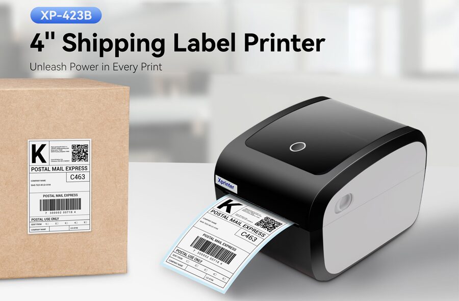 xprinter.vn: Tìm hiểu về máy in tem nhãn nhiệt Xprinter XP-423B – thiết bị in nhãn vận đơn, mã vạch nhỏ gọn, tốc độ cao. Khám phá tính năng nổi bật, ưu điểm và ứng dụng thực tế trong bán lẻ, logistics và TMĐT