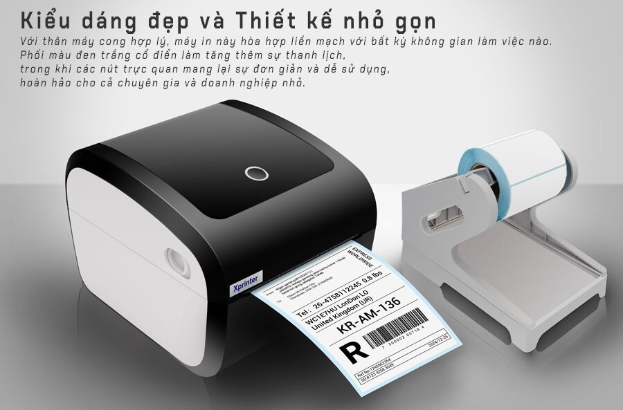 xprinter.vn: Tìm hiểu về máy in tem nhãn nhiệt Xprinter XP-423B – thiết bị in nhãn vận đơn, mã vạch nhỏ gọn, tốc độ cao. Khám phá tính năng nổi bật, ưu điểm và ứng dụng thực tế trong bán lẻ, logistics và TMĐT