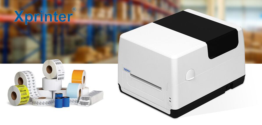 Máy in tem nhãn truyền nhiệt Xprinter XP- T453B Thermal Transfer Label Printer