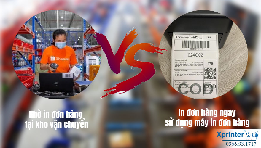 Phân biệt theo hình thức vận hành: Bạn có thật sự cần máy in đơn hàng?