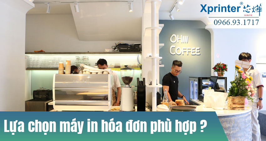 Tư vấn chọn mua máy in hóa đơn phù hợp cho quán cafe trà sữa