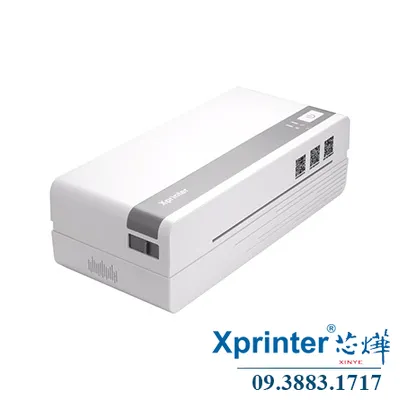 Máy in A4 để bàn D82: Tốc độ 100mm/s, in không dây, cắt giấy tự động