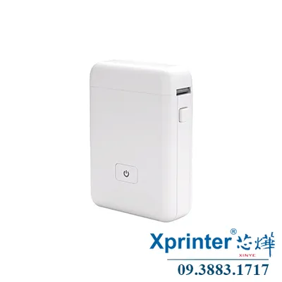 Máy In Nhãn Xprinter HP2-S: Nhỏ Gọn, Dễ Sử Dụng, Kết Nối Bluetooth, Sạc Type-C