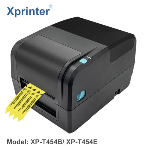 Xprinter XP-T454B: Máy In Tem Satin & Nylon Taffeta "Siêu Bền" Cho Local Brand