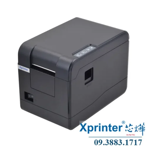 Máy in hóa đơn nhiệt XP-233B: Hỗ trợ giấy cuộn & decal, đa năng 20-60mm
