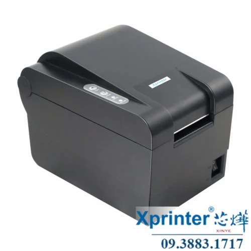Máy in mã vạch XP-243B: Tự động định vị, hỗ trợ QRCODE, PDF417, Data Matrix