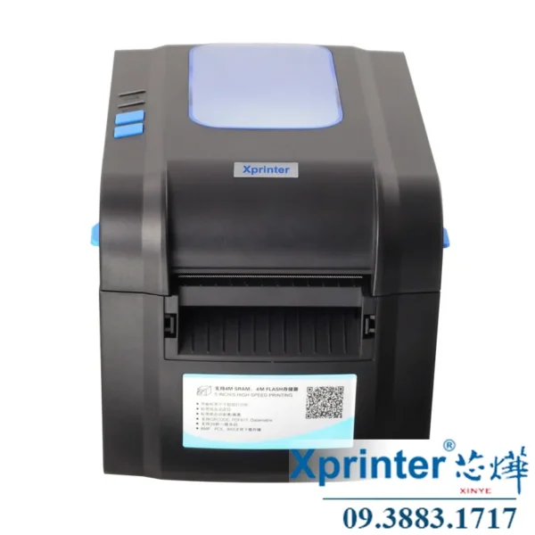 Máy in tem nhãn XP-370B/370BM: In tốc độ cao 152mm/s, hỗ trợ bóc tự động