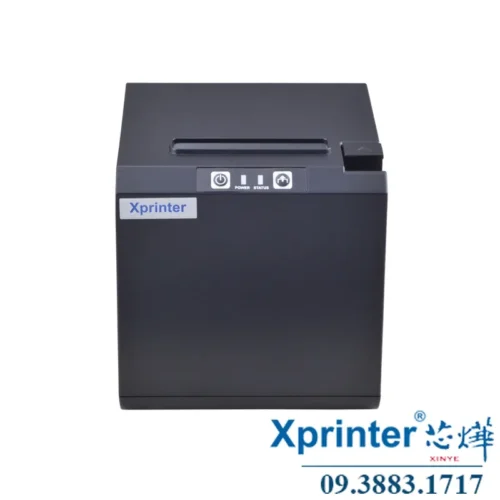 Máy in hóa đơn nhiệt XP-58IIK: In mã vạch, QR Code, báo thiếu giấy