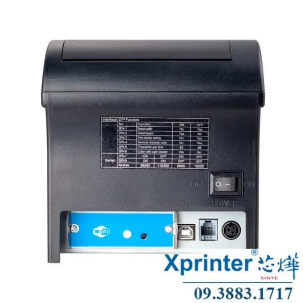 Máy in hóa đơn XP-C2008: Chống nước, in mã QR, tích hợp cảnh báo, hỗ trợ Android