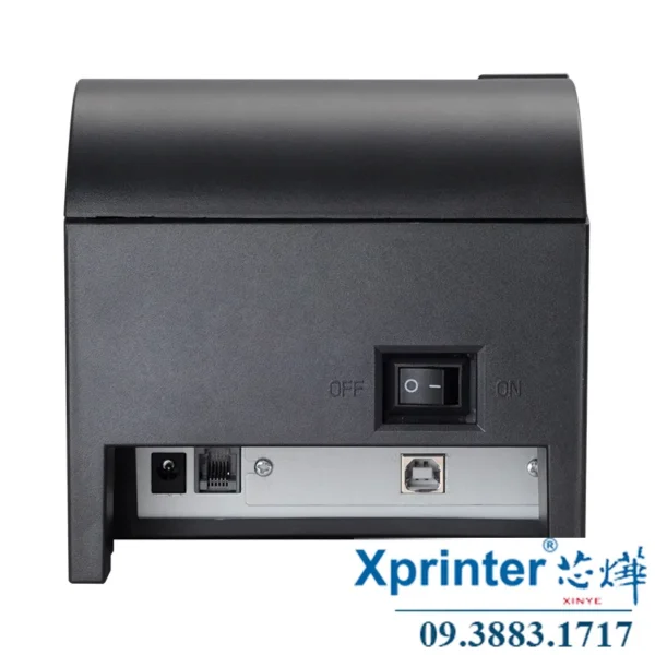 Máy in hóa đơn nhiệt XP-C58K: Tốc độ 120mm/s, tự động cắt giấy, hỗ trợ đa ngôn ngữ