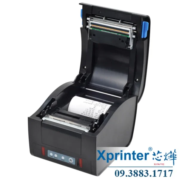 Máy In Hóa Đơn Xprinter XP-D230H/D300H: Chống Nước Dầu, Báo Đèn, Chuông, Lý Tưởng Cho Nhà Bếp