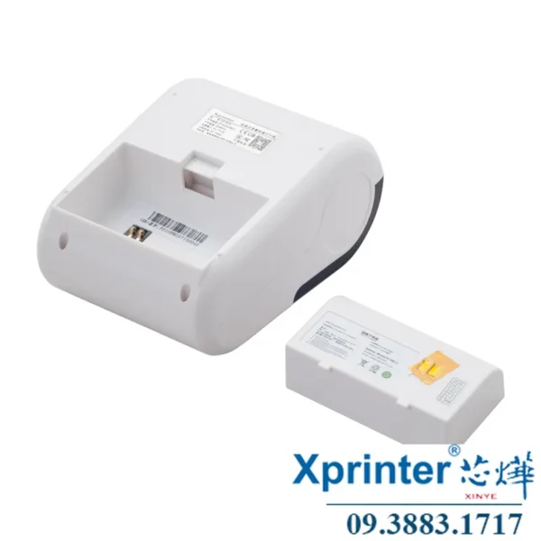 Máy in hóa đơn di động XP-P210: In mã QR, nhiều ngôn ngữ, pin 2550mAh