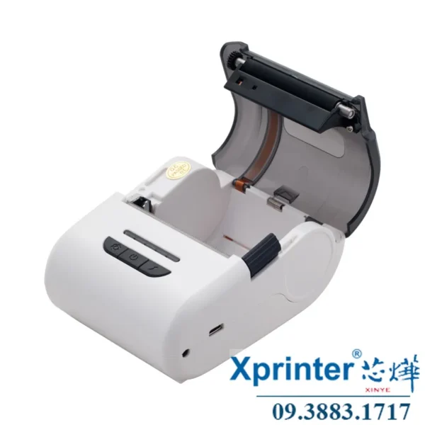 Máy in hóa đơn di động XP-P210: In mã QR, nhiều ngôn ngữ, pin 2550mAh
