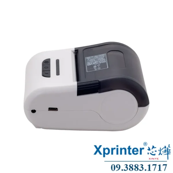Máy in hóa đơn di động XP-P210: In mã QR, nhiều ngôn ngữ, pin 2550mAh