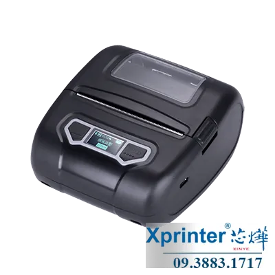 Máy in hóa đơn di động XP-P301A: Pin 2550mAh, LCD, in mã 2D, hỗ trợ 19 ngôn ngữ