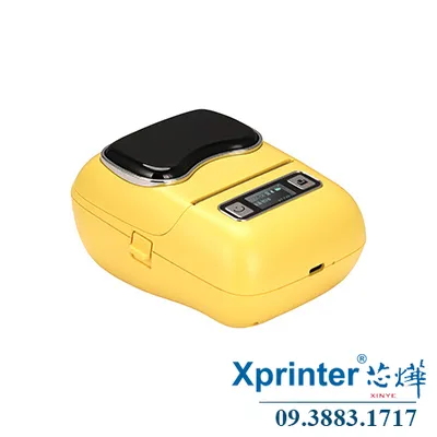 Máy in di động XP-P302A: In nhãn & hóa đơn, pin 2000mAh, màn hình LCD, hỗ trợ QRCODE