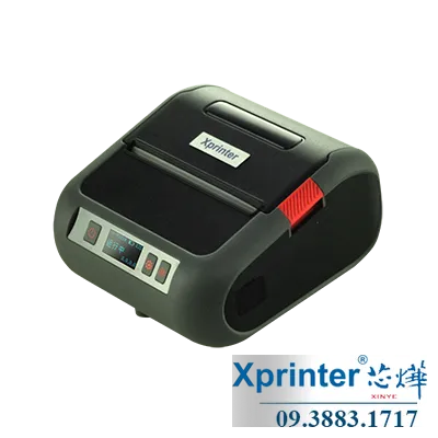 XP-P322B: Máy in hóa đơn di động, sạc và in qua USB, tốc độ 70mm/s, màn hình LCD, hỗ trợ nhiều lệnh