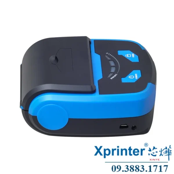 Máy in nhiệt di động XP-P810: Hỗ trợ in mã QR, cảnh báo thiếu giấy, tương thích đa hệ điều hành