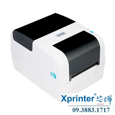 Máy in mã vạch XP-T454B/T454E: In nhiệt kép, hỗ trợ tem nhãn mọi ngành