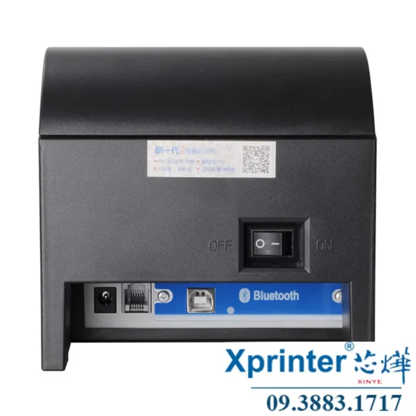 Máy in hóa đơn XP-T58K: Tốc độ 120mm/s, Hỗ trợ tiếng Việt, Kết nối đa dạng