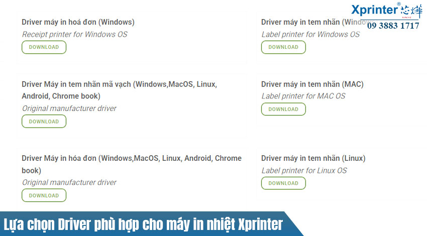 Chuẩn bị trước khi cấu hình khổ giấy A6 trên máy in nhiệt Xprinter