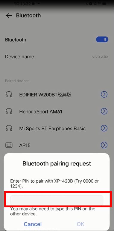 Bật Bluetooth Trên Máy In