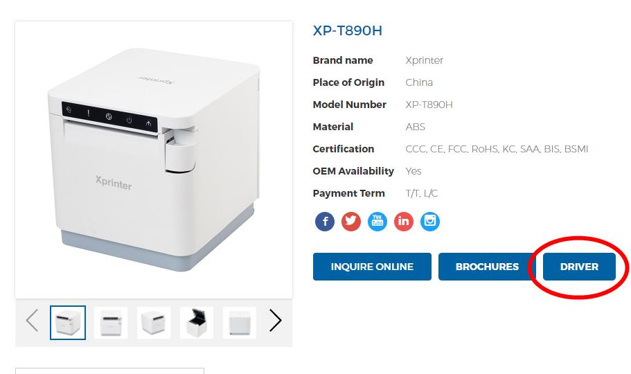 Cách tải driver máy in nhiệt xprinter ngay trên website