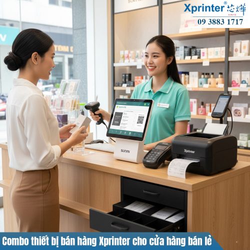 Combo thiết bị bán hàng cho cửa hàng bán lẻ – Giải pháp tối ưu tích kiệm