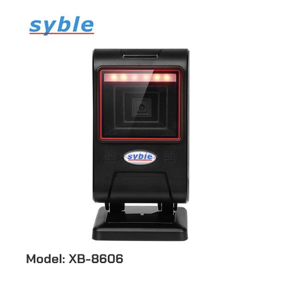 Máy quét mã vạch 2D đa chiều để bàn Syble XB-8606: Đọc QR Code 360 độ siêu nhạy