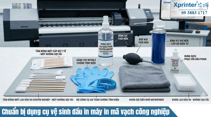 Chuẩn bị "đồ nghề" vệ sinh chuyên dụng