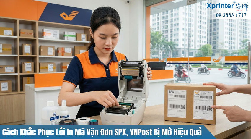 Cách Khắc Phục Lỗi In Mã Vận Đơn SPX, VNPost Bị Mờ Hiệu Quả