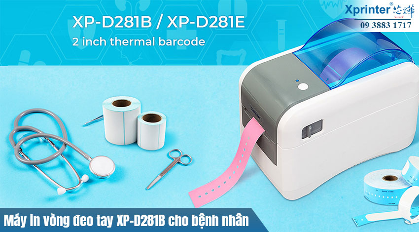 Giới thiệu chung về máy in vòng đeo tay bệnh nhân