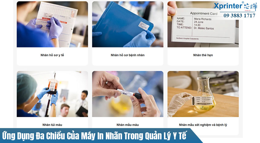 Ứng Dụng Đa Chiều Của Máy In Nhãn Trong Quản Lý Y Tế