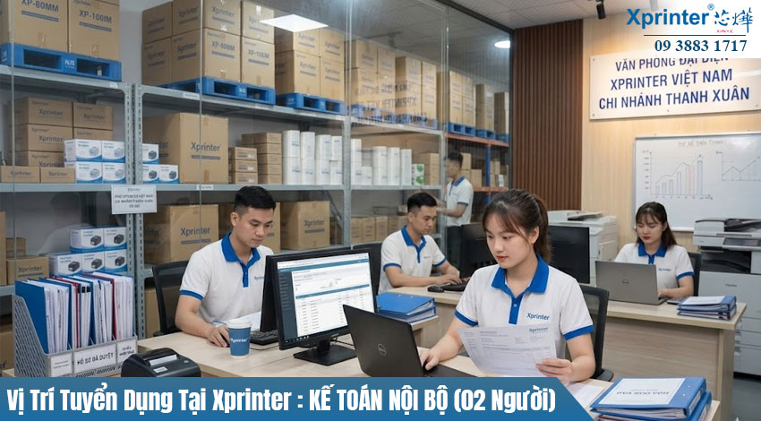 VỊ TRÍ 1: KẾ TOÁN NỘI BỘ (02 Người)