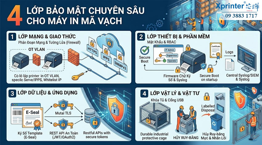 Giải Pháp Kỹ Thuật Bảo Mật Đa Lớp Chuyên Sâu