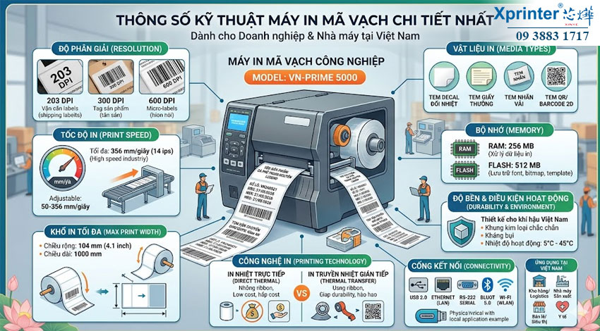 Phân phối máy in nhiệt số 1 tại Việt Nam